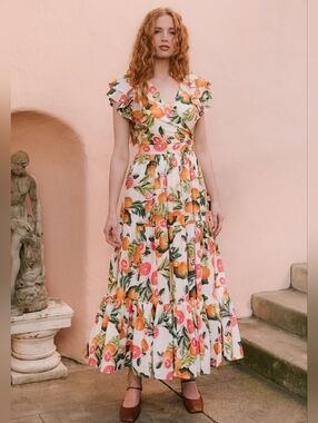 Ivy City Co Trixie Citrus Dress 32W/4x